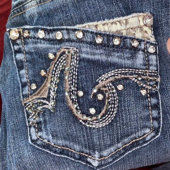 LA Idol Size‎ 9 Flare Bling Cheetah Accents - Picture 4 of 4